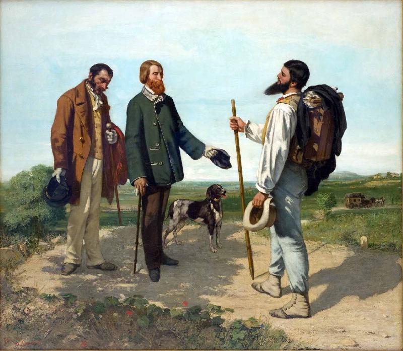 Gustave Courbet La rencontre China oil painting art